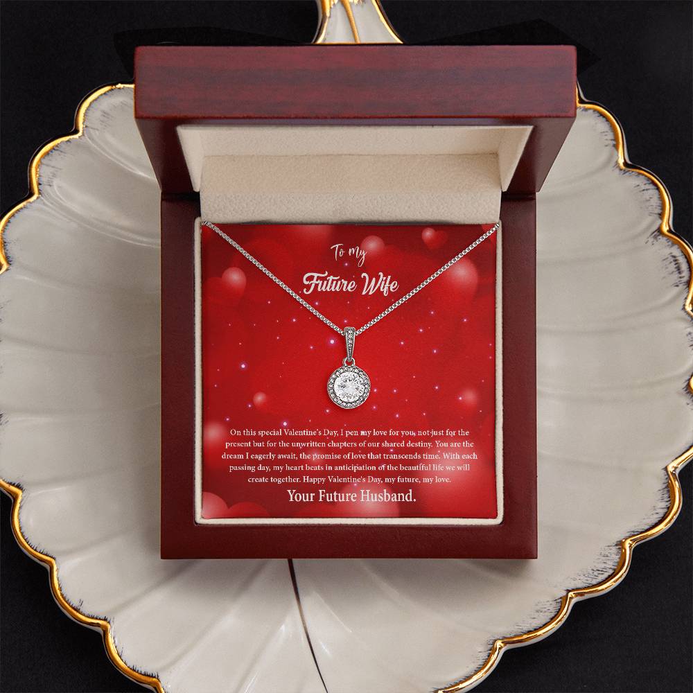 valentine-34d Eternal Hope Necklace, Gift to my Future Wife with Beautiful Message Card