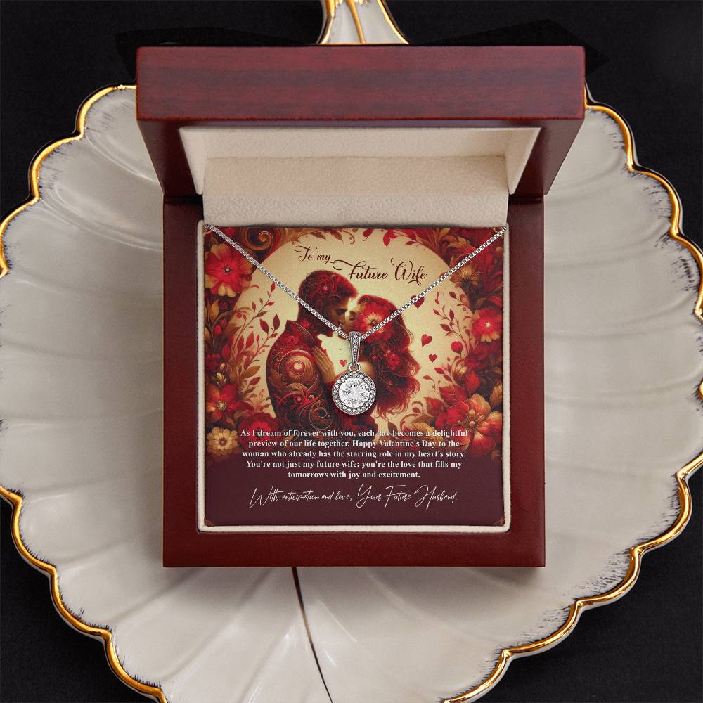 Valentine-st31d Eternal Hope Necklace, Gift to my Future Wife with Beautiful Message Card