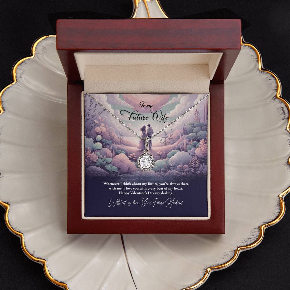 Valentine-st23d Eternal Hope Necklace, Gift to my Future Wife with Beautiful Message Card