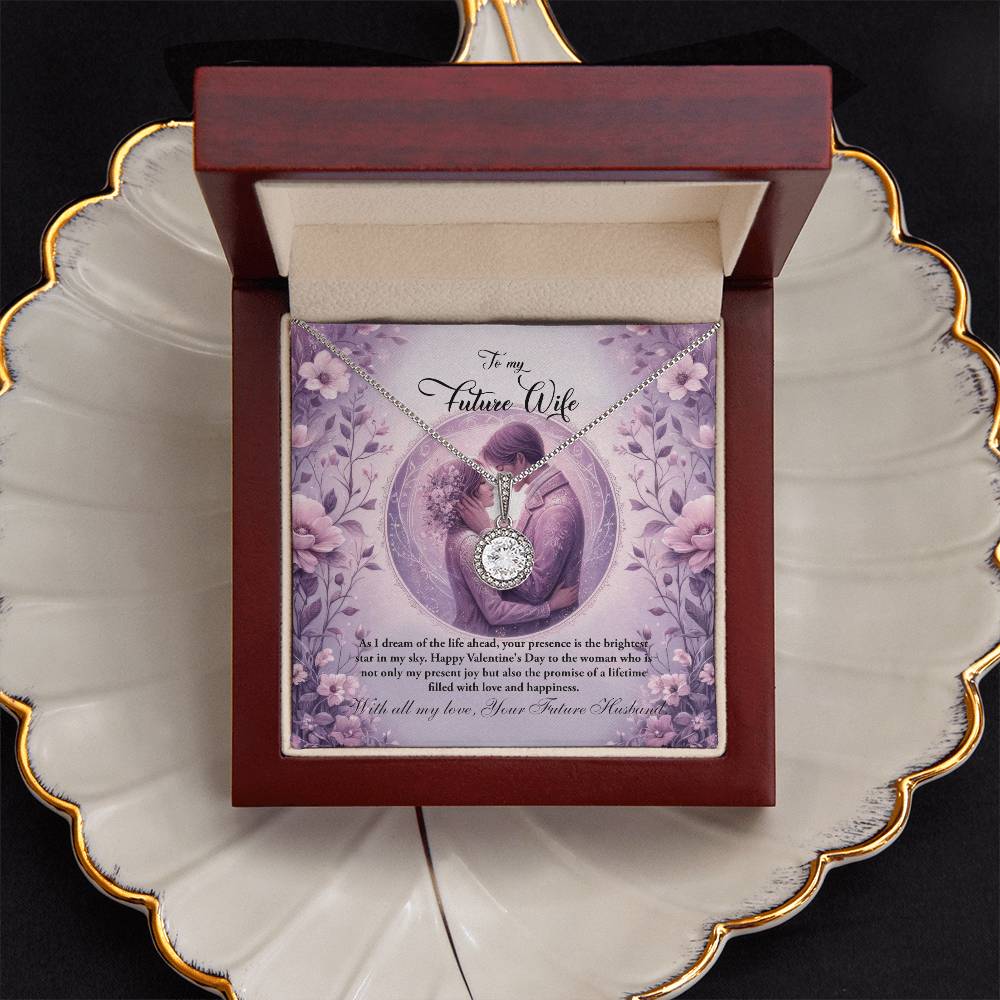 Valentine-st26d Eternal Hope Necklace, Gift to my Future Wife with Beautiful Message Card