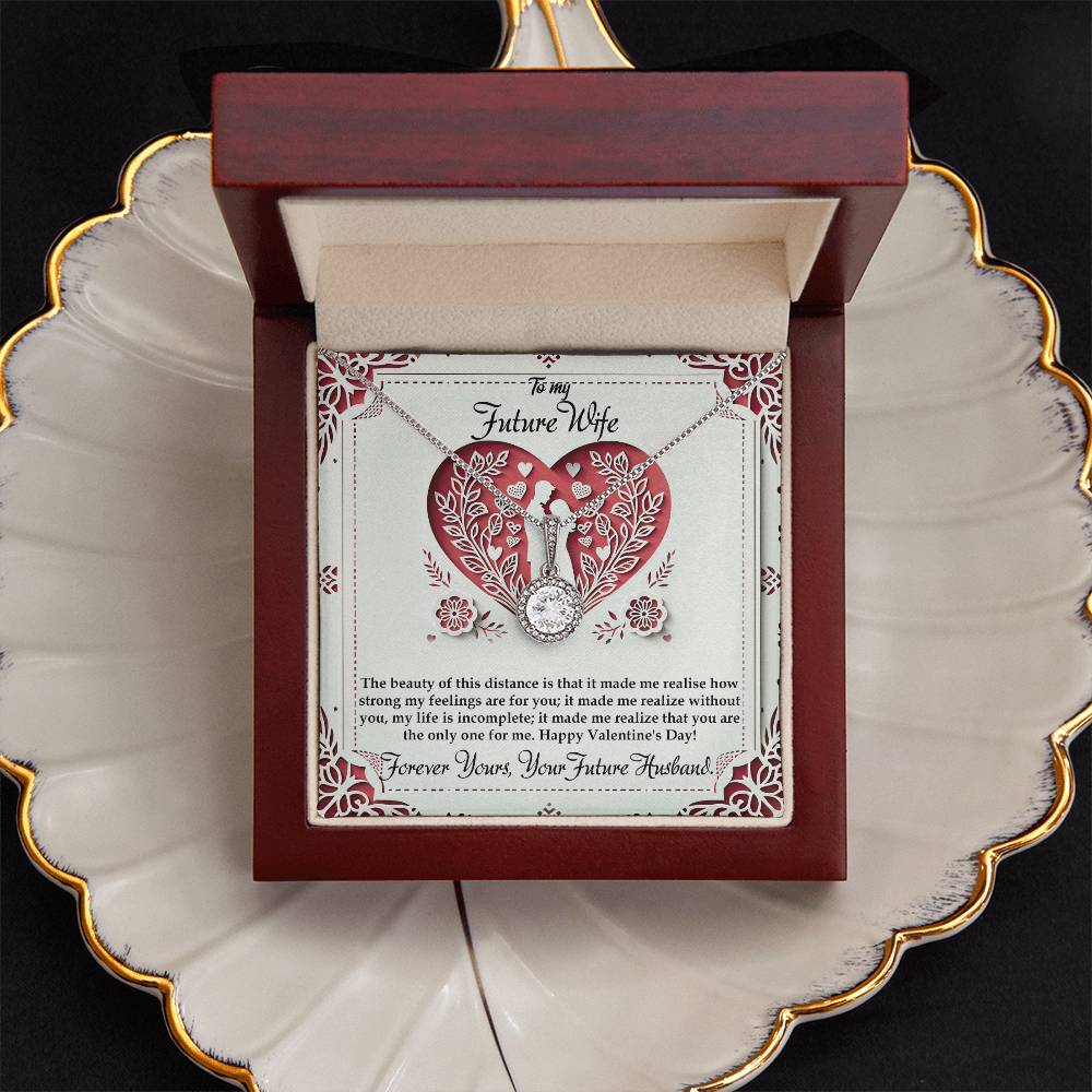 Valentine-st16d Eternal Hope Necklace, Gift to my Future Wife with Beautiful Message Card