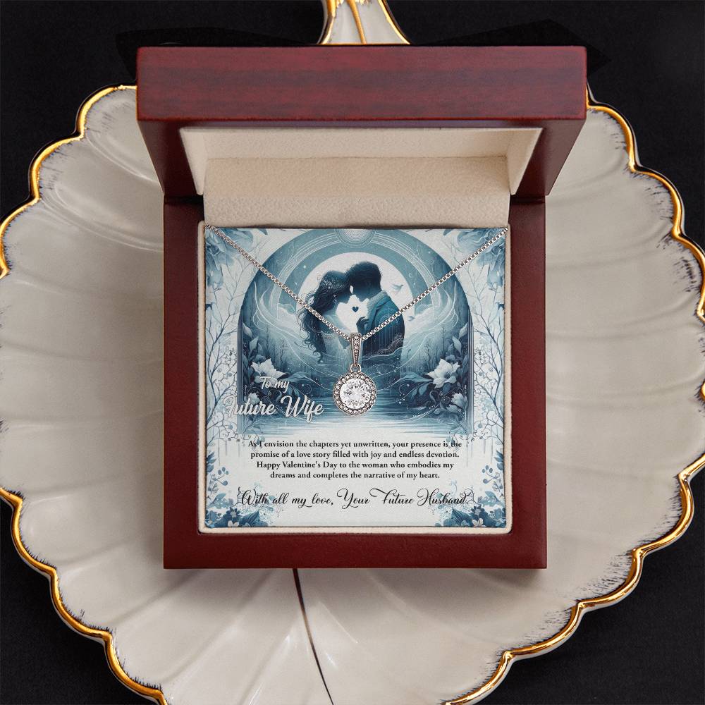 Valentine-st30d Eternal Hope Necklace, Gift to my Future Wife with Beautiful Message Card