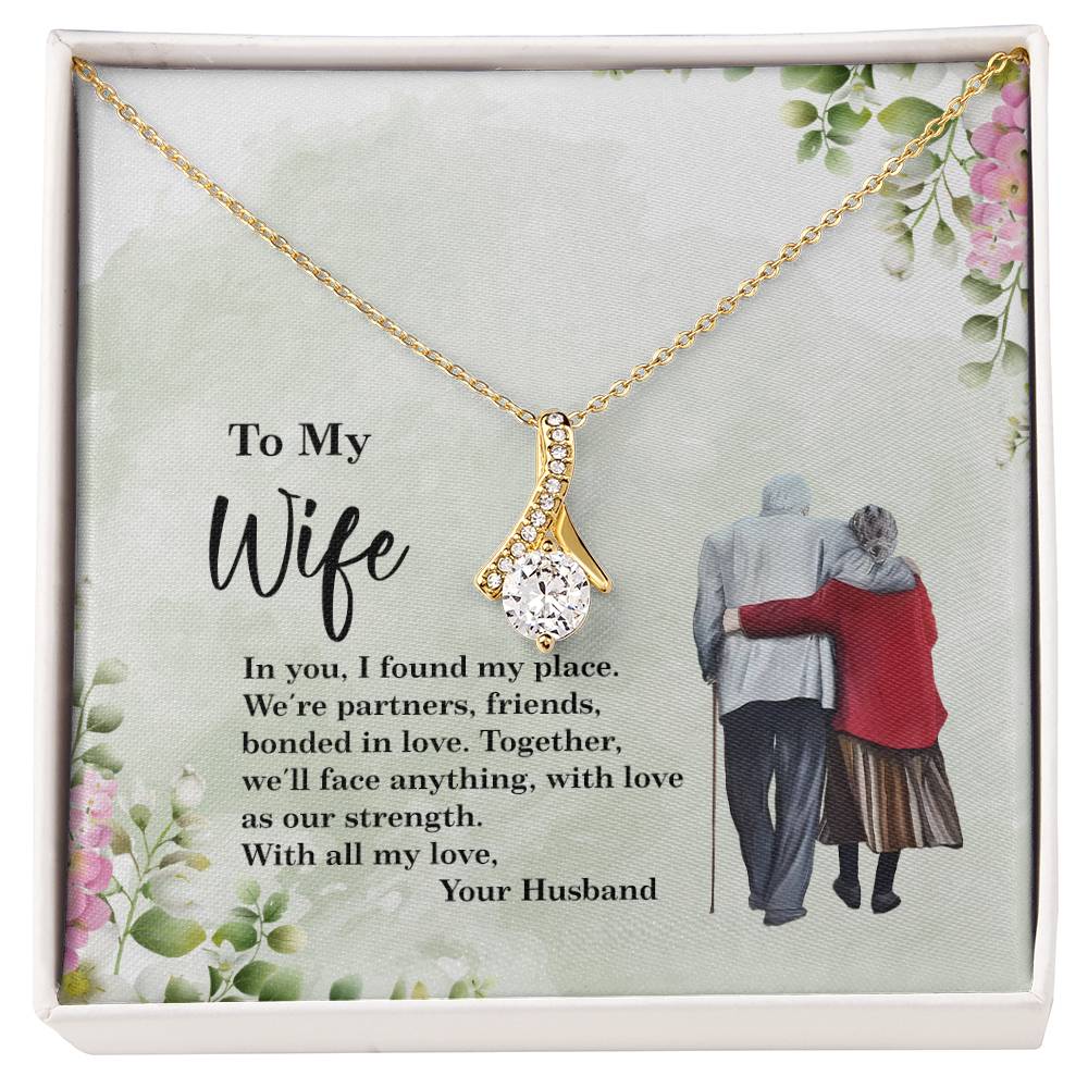 4028a Alluring Beauty Necklace, Gift to my Wife with very nice Message Card
