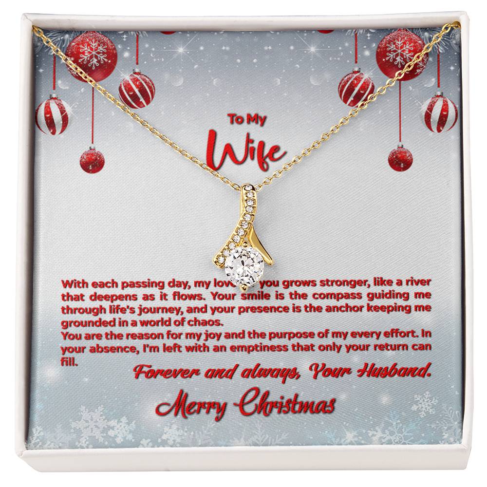 4012a Alluring Beauty Necklace, Gift to my Wife with very nice Message Card