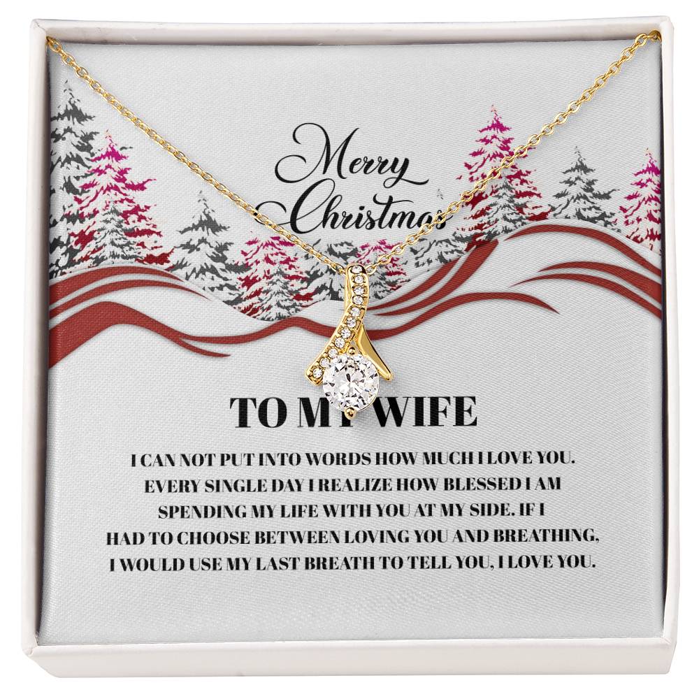 4016a Alluring Beauty Necklace, Gift to my Wife with very nice Message Card