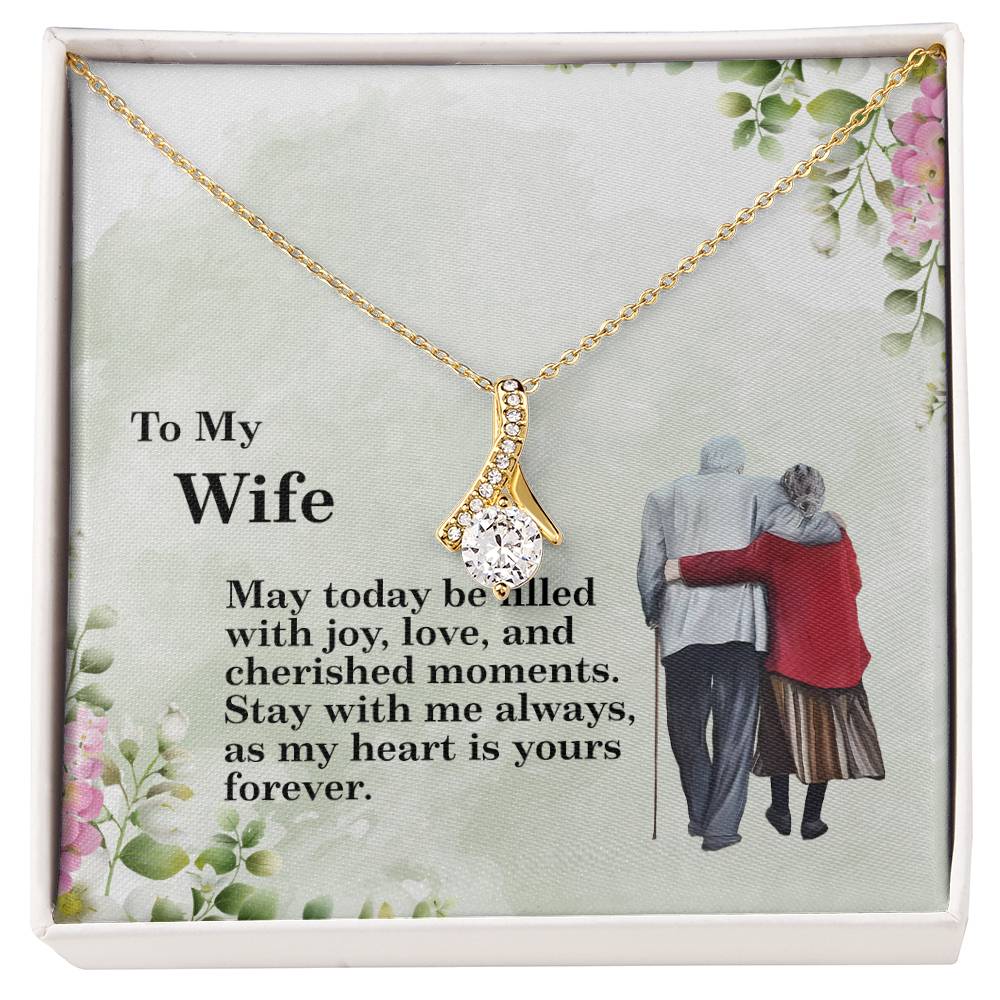 4028 Alluring Beauty Necklace, Gift to my Wife with very nice Message Card