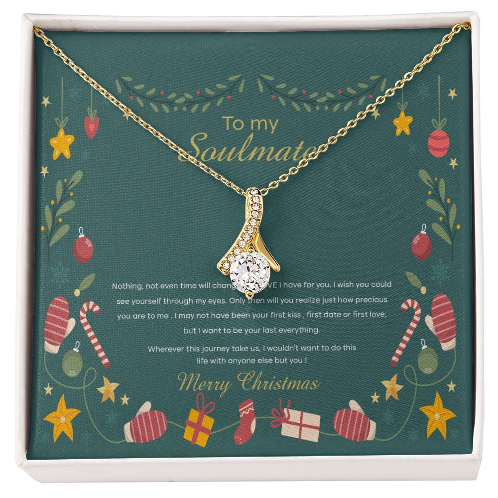 94098 Alluring Beauty Necklace, Gift to my Soulmate with Message Card