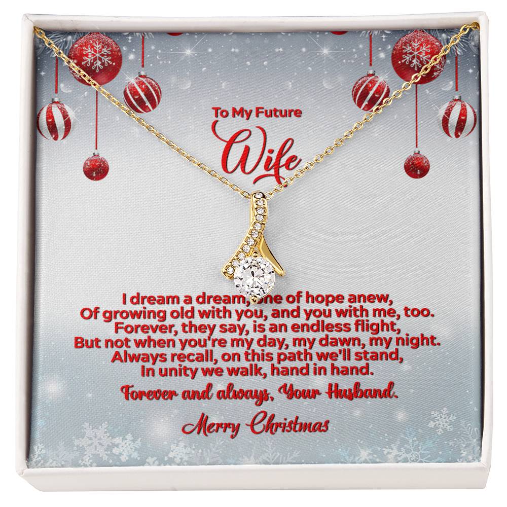 4012b Alluring Beauty Necklace, Gift to my Wife with very nice Message Card