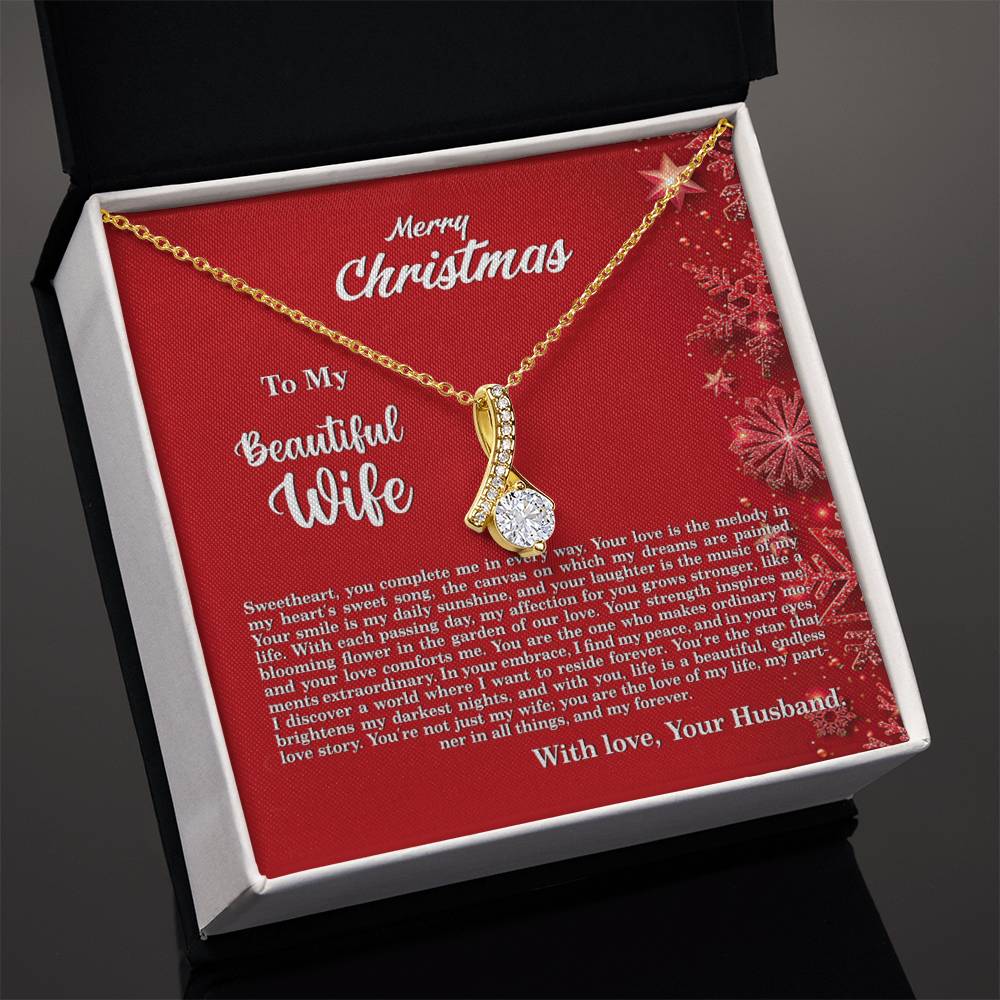 4013c Alluring Beauty Necklace, Gift to my Wife with very nice Message Card