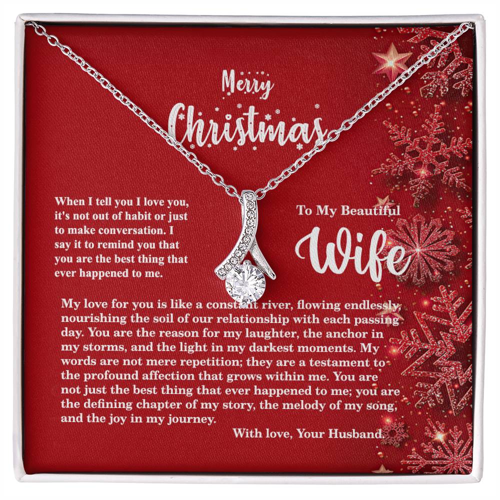 4013b Alluring Beauty Necklace, Gift to my Wife with very nice Message Card