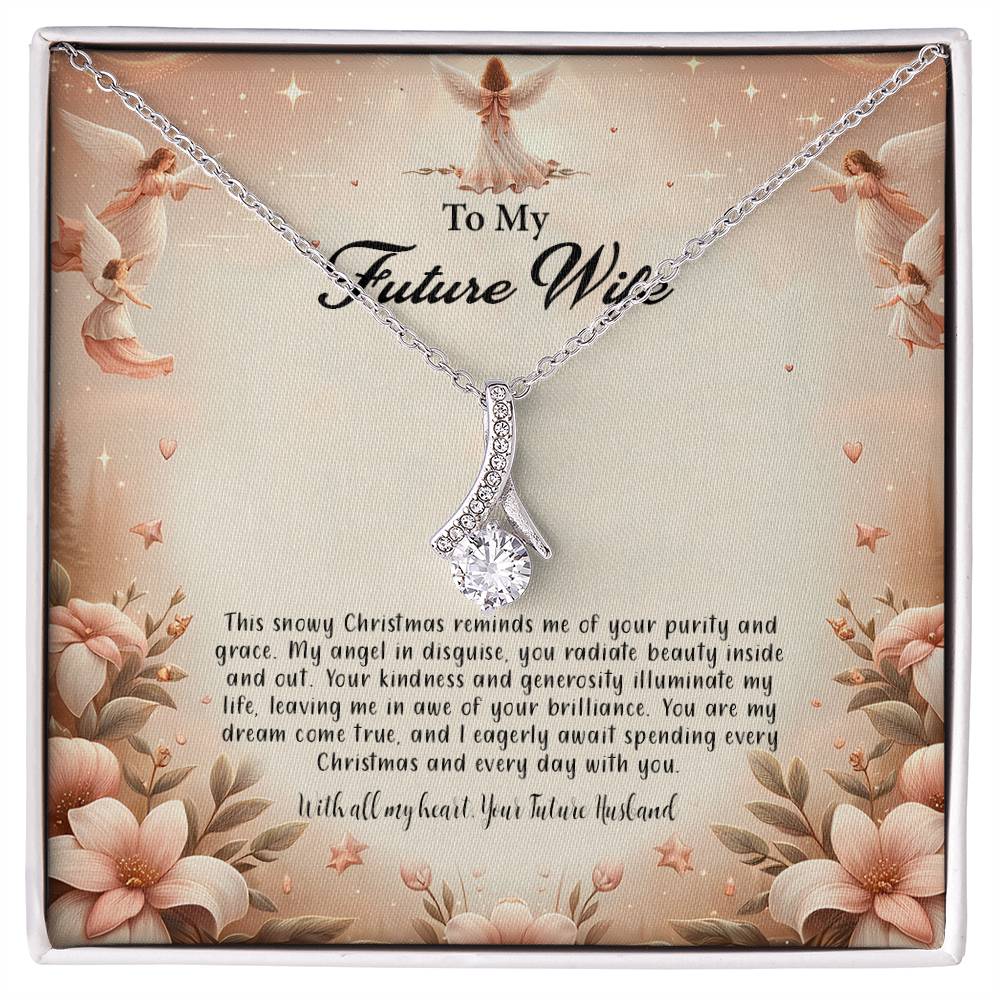 4052e Alluring Beauty Necklace, Gift to my Future Wife with Beautiful Message Card