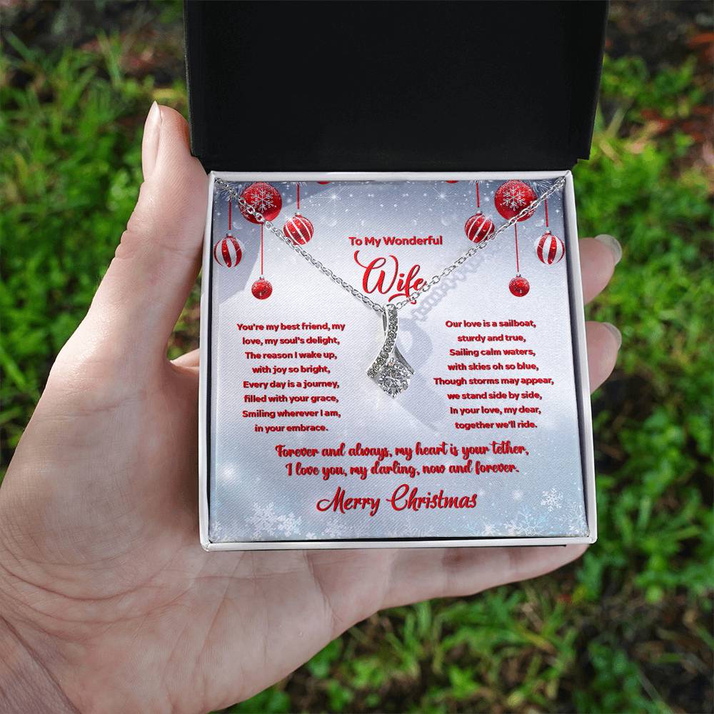 4012c Alluring Beauty Necklace, Gift to my Wife with very nice Message Card