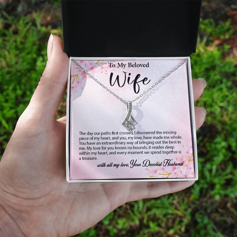 4029a Alluring Beauty Necklace, Gift to my Wife with very nice Message Card