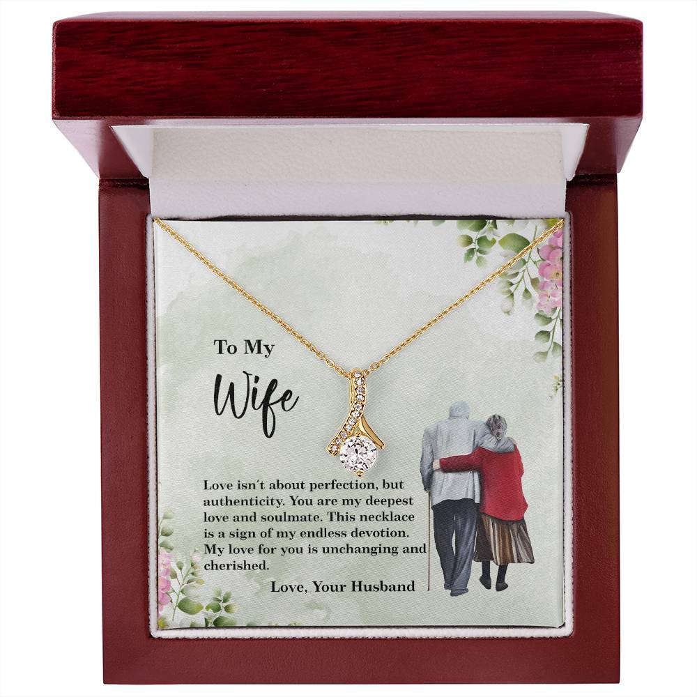4028b Alluring Beauty Necklace, Gift to my Wife with very nice Message Card
