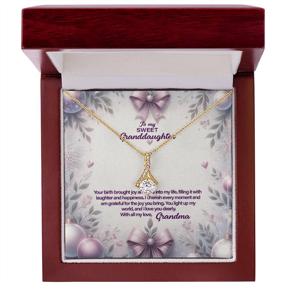 4053a Alluring Beauty Necklace, Gift to my Granddaughter with Beautiful Message Card