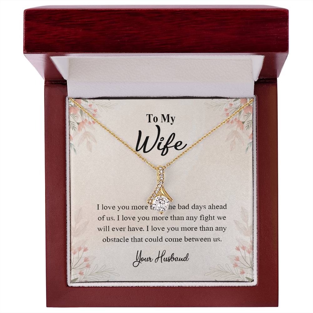 4025a Alluring Beauty Necklace, Gift to my Wife with very nice Message Card
