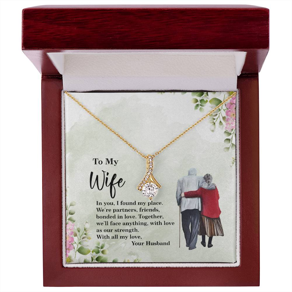 4028a Alluring Beauty Necklace, Gift to my Wife with very nice Message Card
