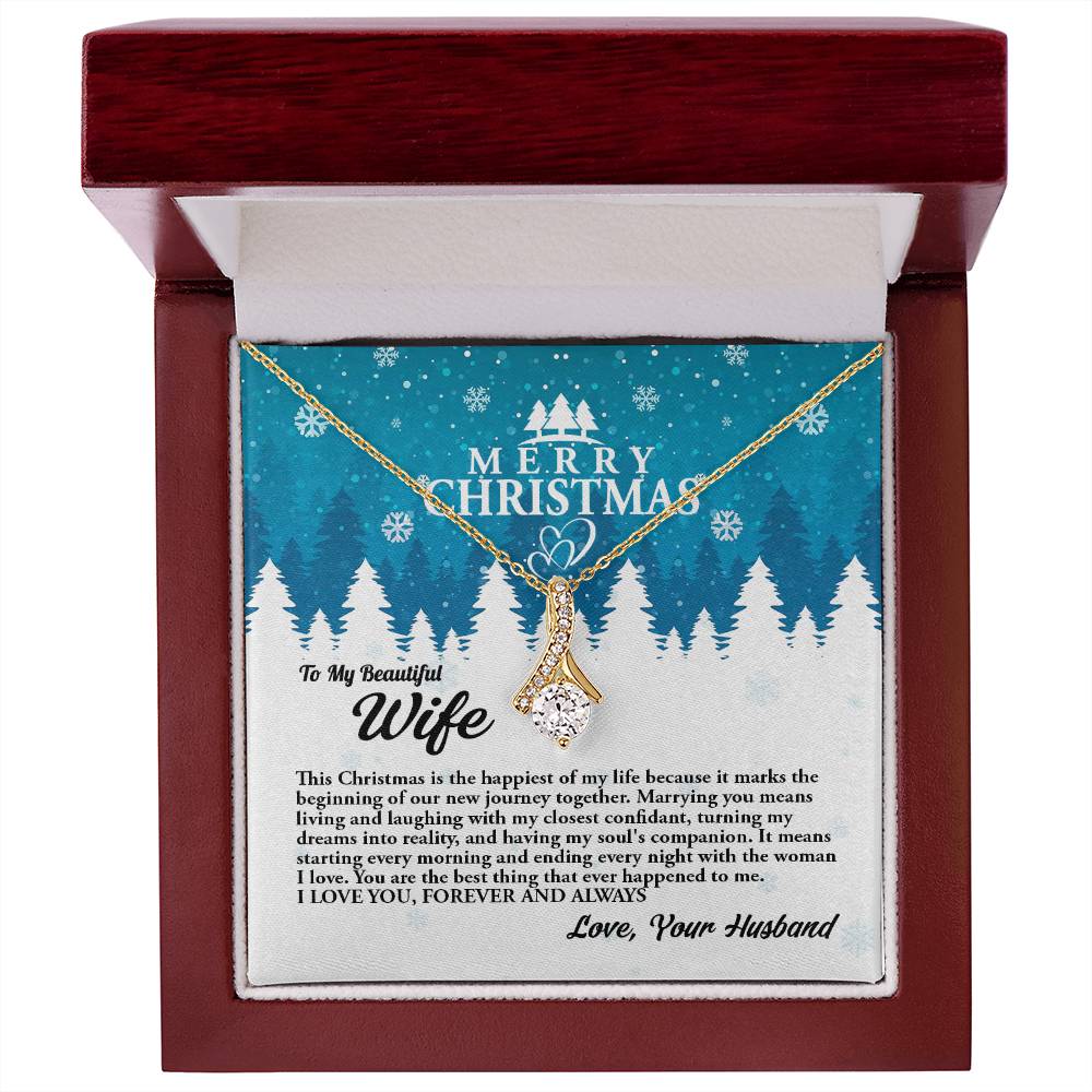 4010c Alluring Beauty Necklace, Gift to my Wife with very nice Message Card