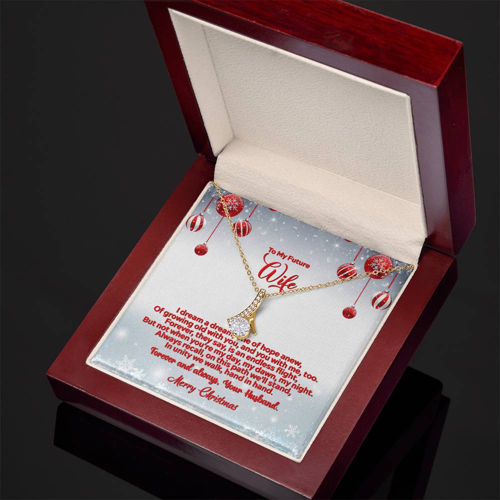 4012b Alluring Beauty Necklace, Gift to my Wife with very nice Message Card