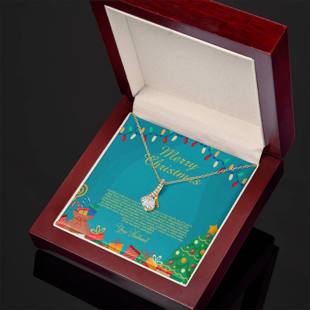 94097c Alluring Beauty Necklace, Gift to my Wife with very nice Message Card