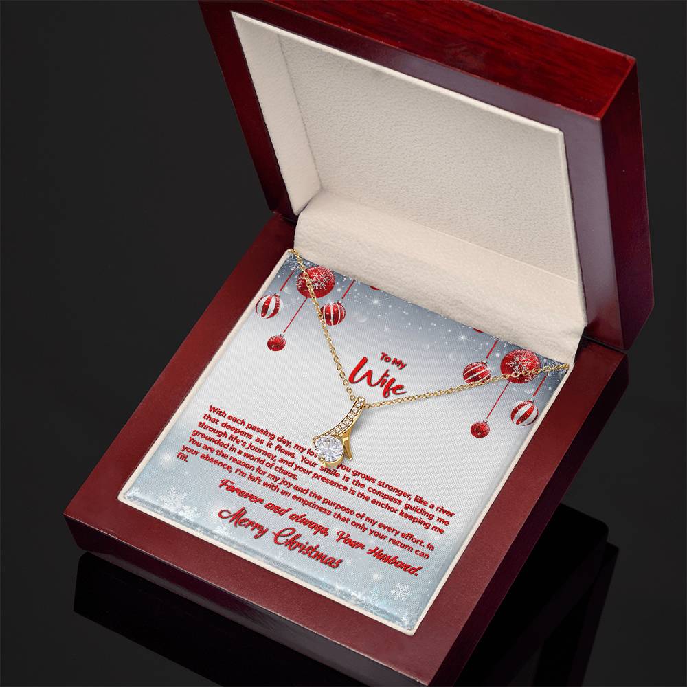 4012a Alluring Beauty Necklace, Gift to my Wife with very nice Message Card