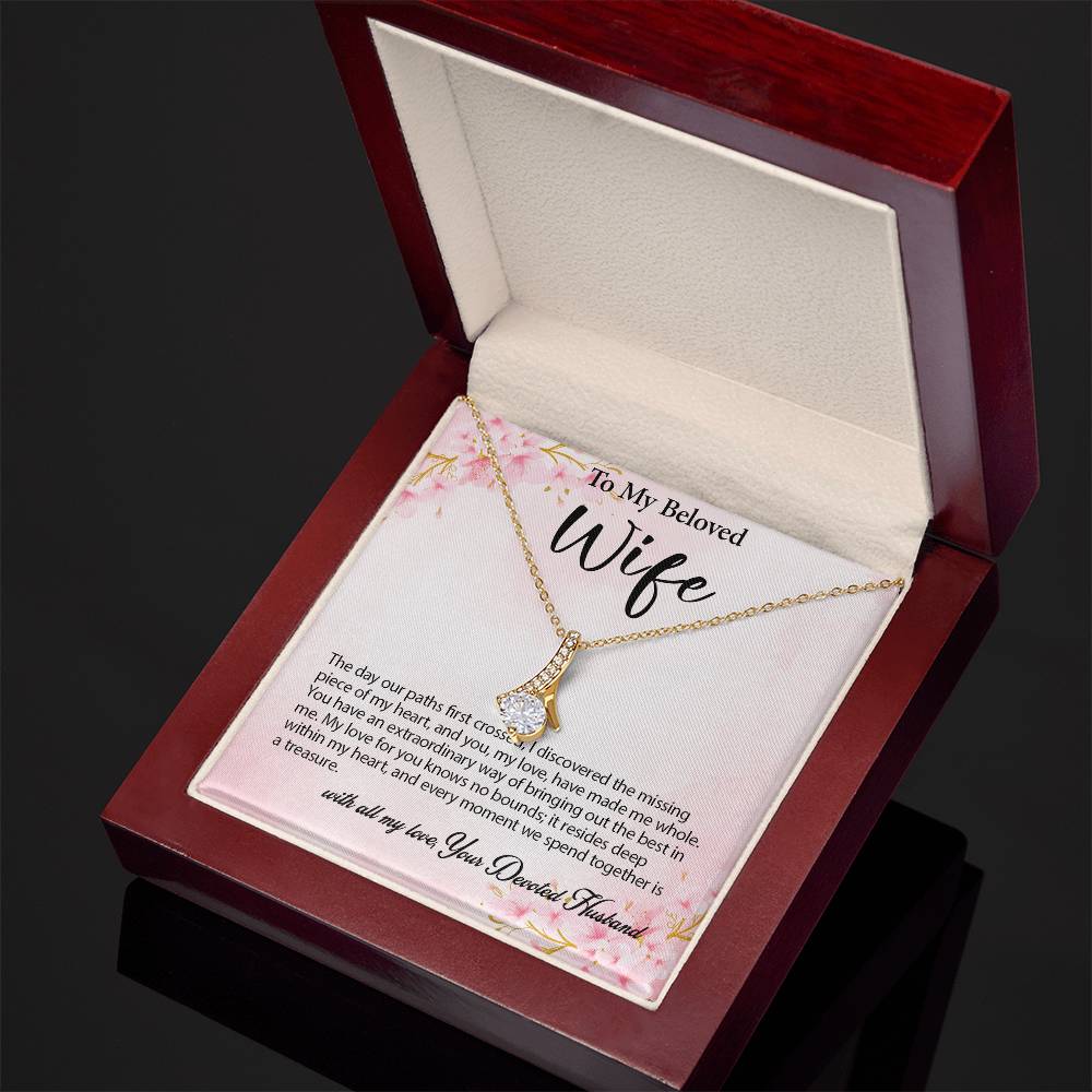 4029a Alluring Beauty Necklace, Gift to my Wife with very nice Message Card