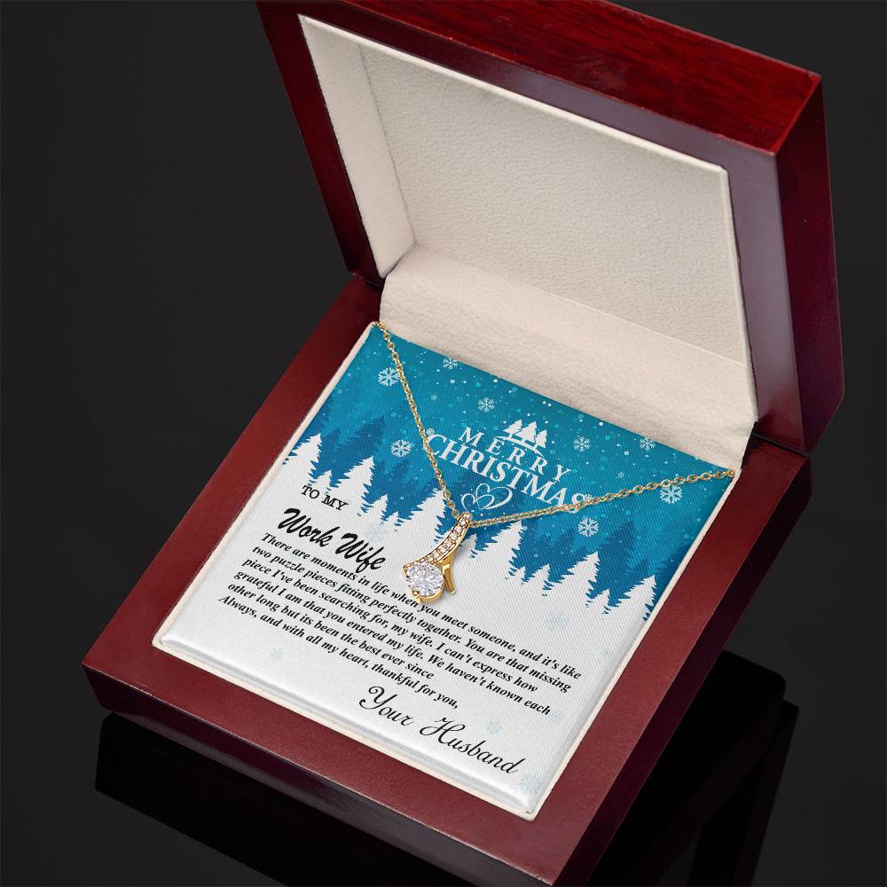 4010b Alluring Beauty Necklace, Gift to my Wife with very nice Message Card