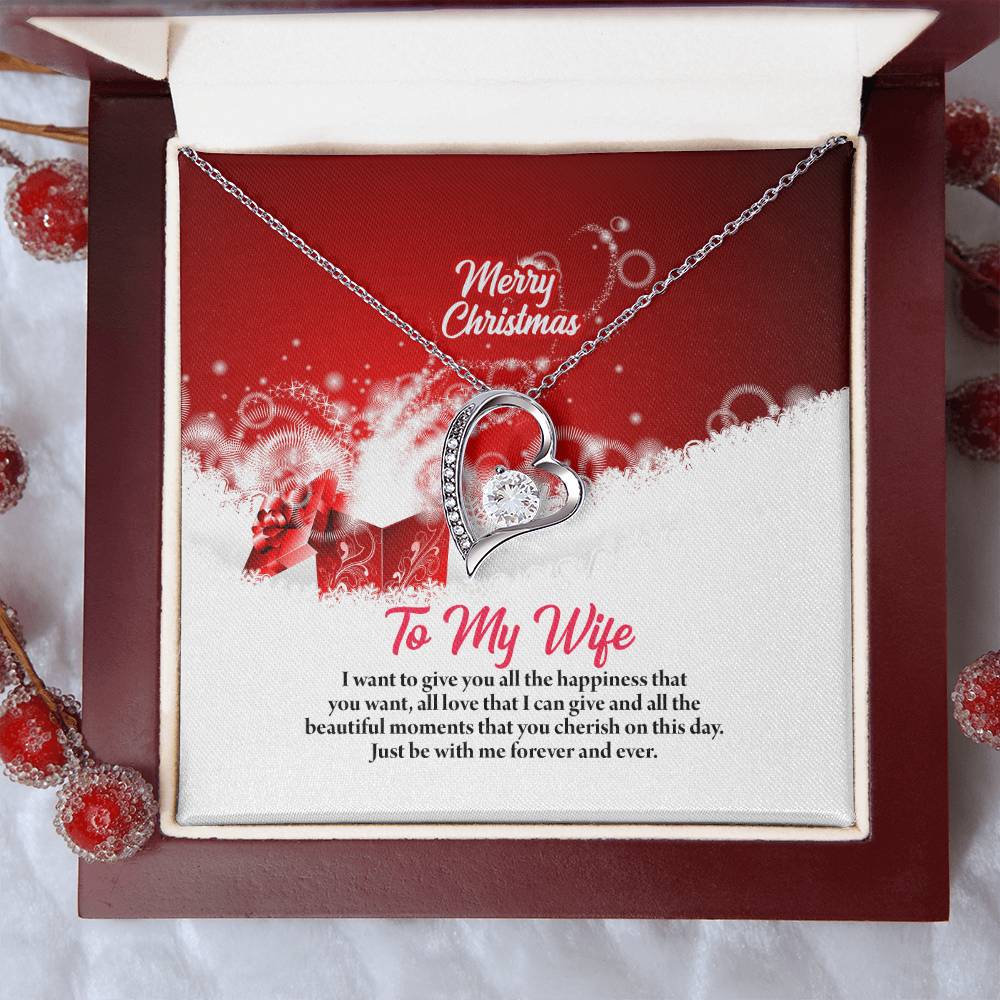 4003 Forever Love Necklace, Gift to my Wife with beautiful Message Card