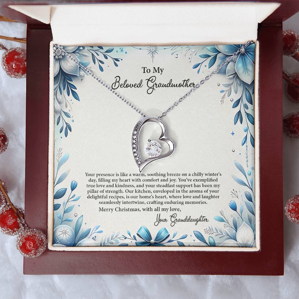 4050c Forever Love Necklace, Gift to my Grandma with Beautiful Message Card