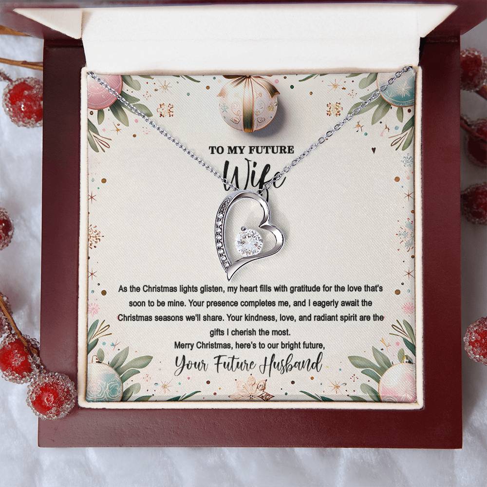 4048(d) Forever Love Necklace, Gift to my Future Wife with Beautiful Message Card