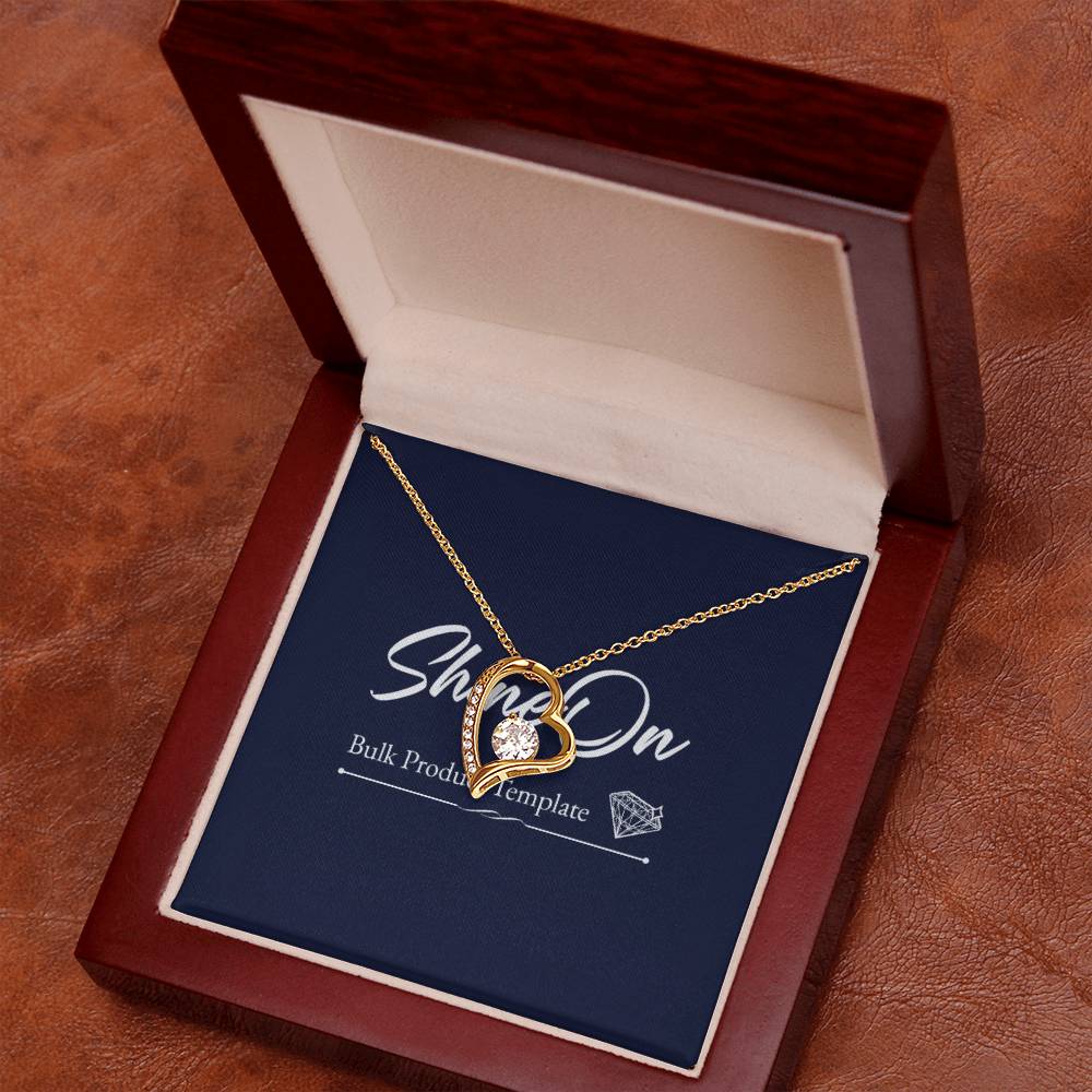 Forever Love Necklace, Gift to my Granddaughter with Beautiful Message Card