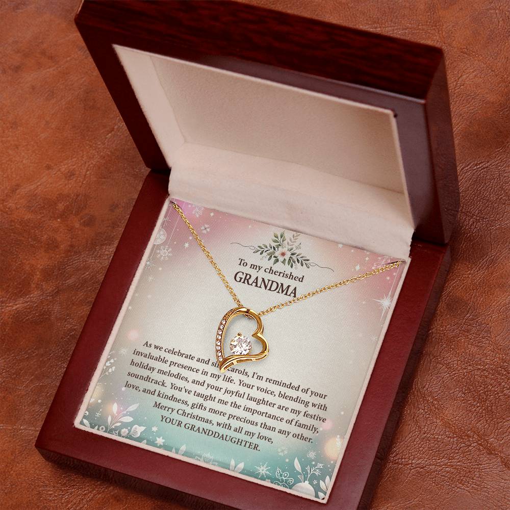 4057d Forever Love Necklace, Gift to my Grandma with Beautiful Message Card