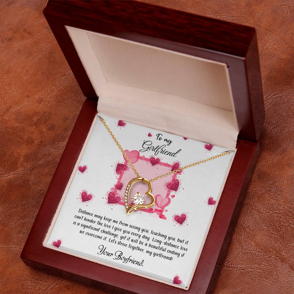 valentine-32d Forever Love Necklace, Gift to my Future Wife with Beautiful Message Card