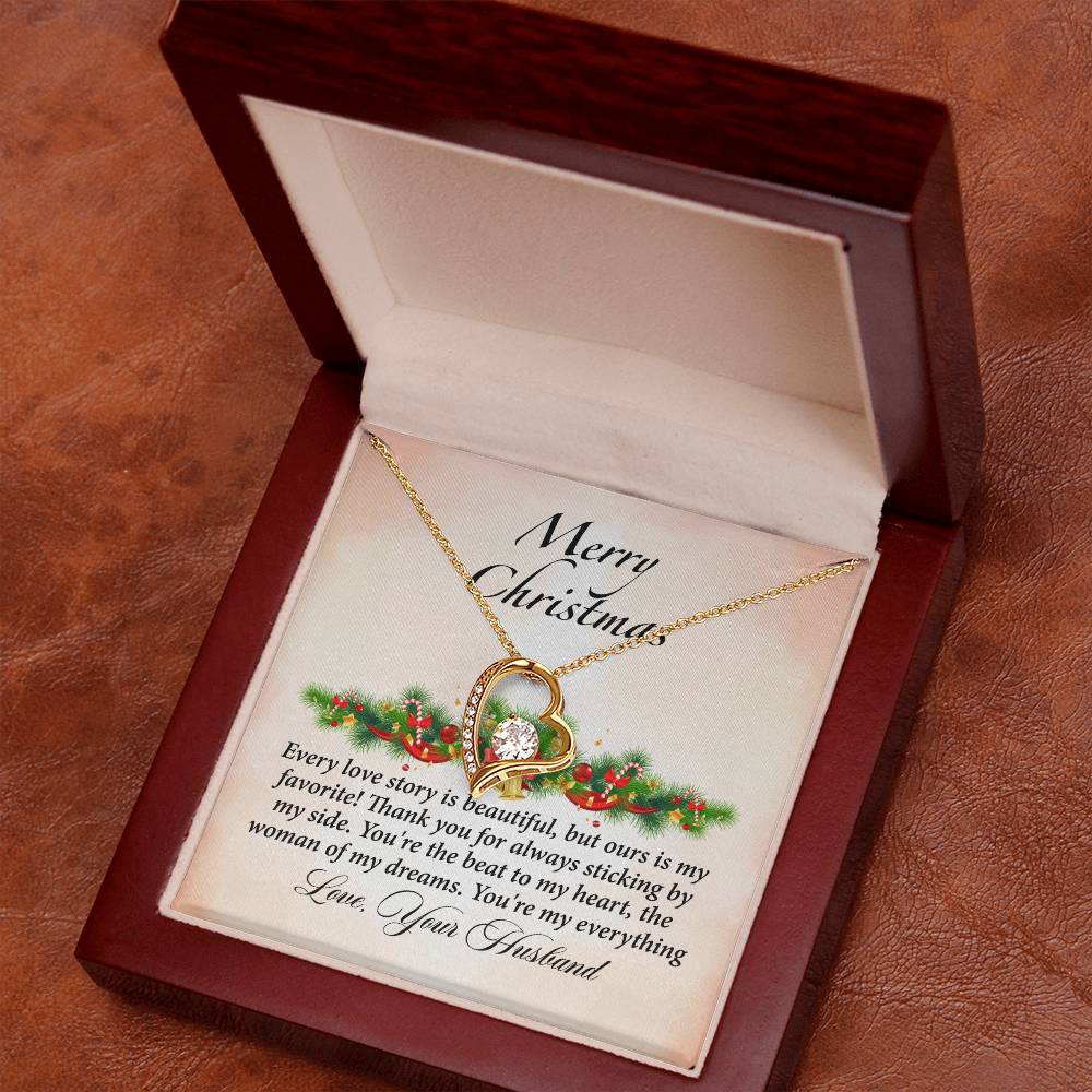 4009 Forever Love Necklace, Gift to My Soulmate with Beautiful Message Card