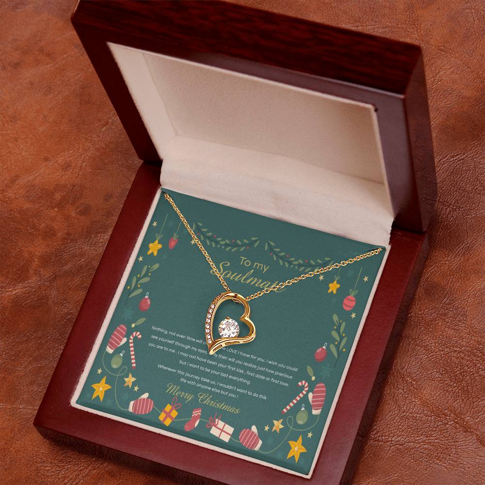 94098 Forever Love Necklace, Gift to My Soulmate with Beautiful Message Card