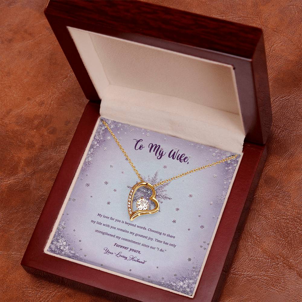 95314 d Forever Love Necklace, Gift to my Wife with beautiful Message Card