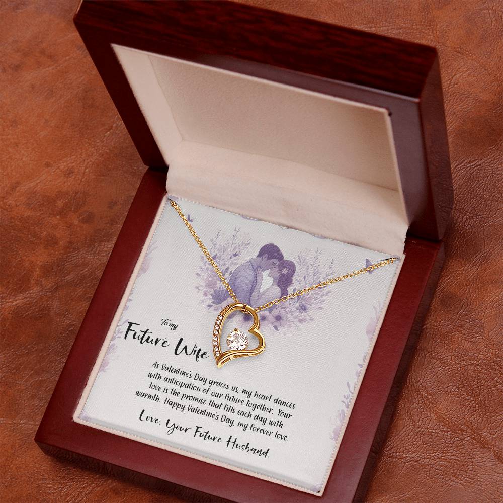 Valentine-st14d Forever Love Necklace, Gift to my Future Wife with Beautiful Message Card