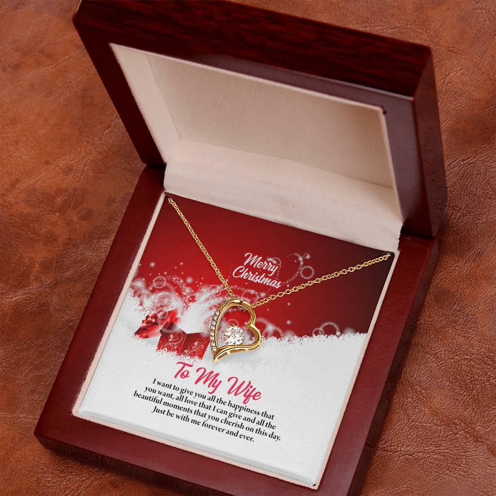 4003 Forever Love Necklace, Gift to my Wife with beautiful Message Card