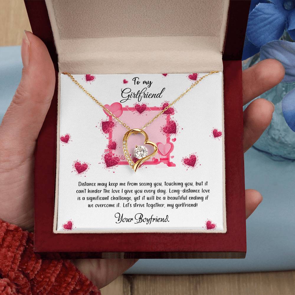 valentine-32d Forever Love Necklace, Gift to my Future Wife with Beautiful Message Card