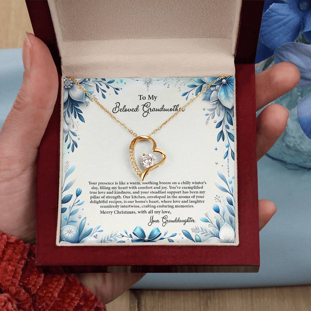 4050c Forever Love Necklace, Gift to my Grandma with Beautiful Message Card