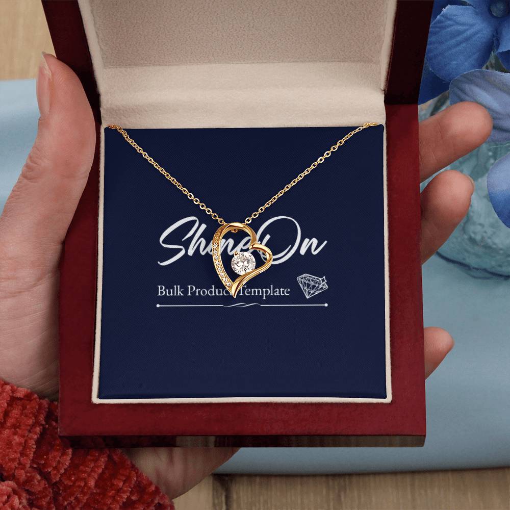 Forever Love Necklace, Gift to My Soulmate with Beautiful Message Card