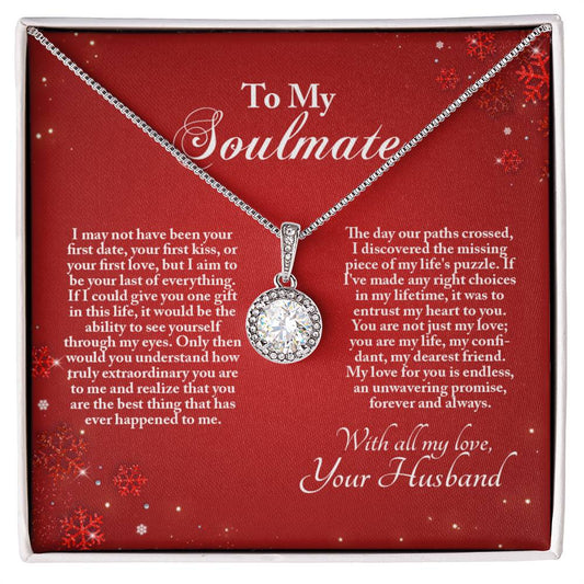 4005b Eternal Hope Necklace, Gift to My Soulmate with Beautiful Message Card