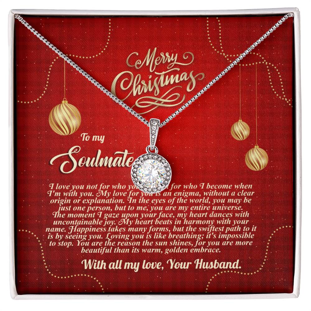 94096c Eternal Hope Necklace, Gift to My Soulmate with Beautiful Message Card