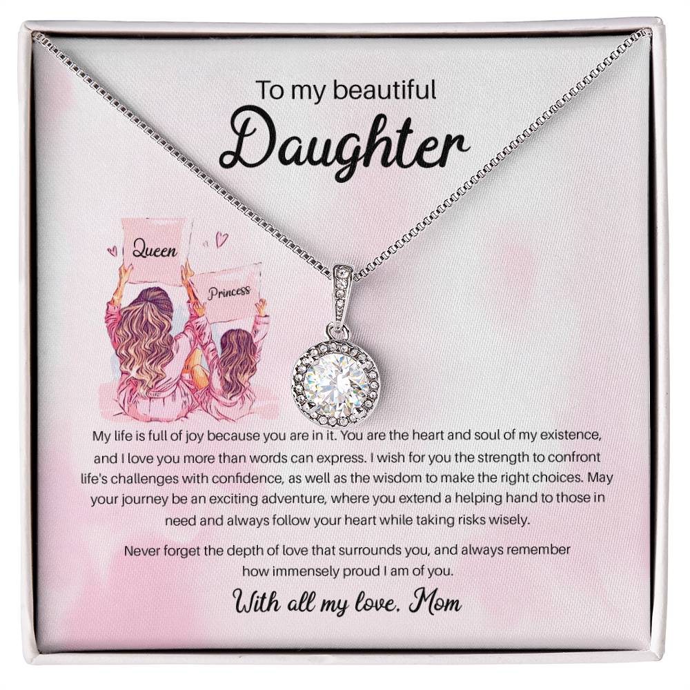 94941 a Eternal Hope Necklace, Gift to my Daughter with Beautiful Message Card