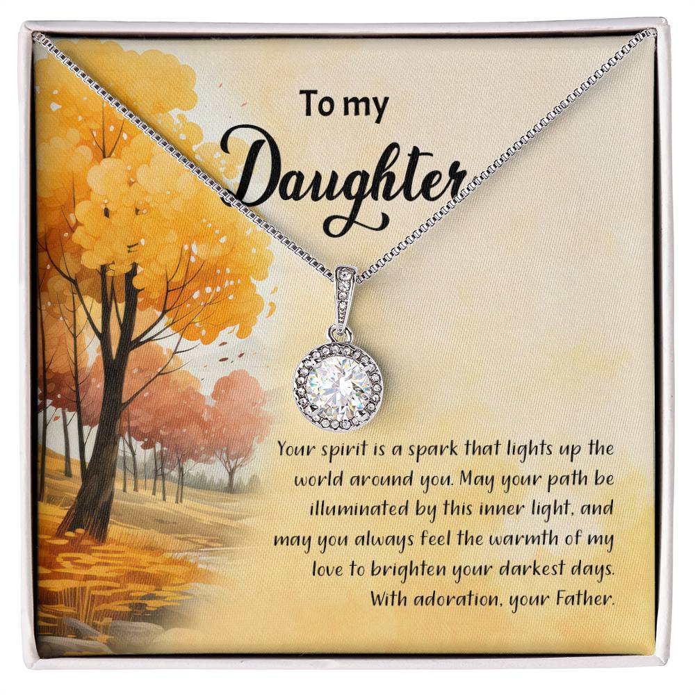 4041a Eternal Hope Necklace, Gift to my Daughter with Beautiful Message Card