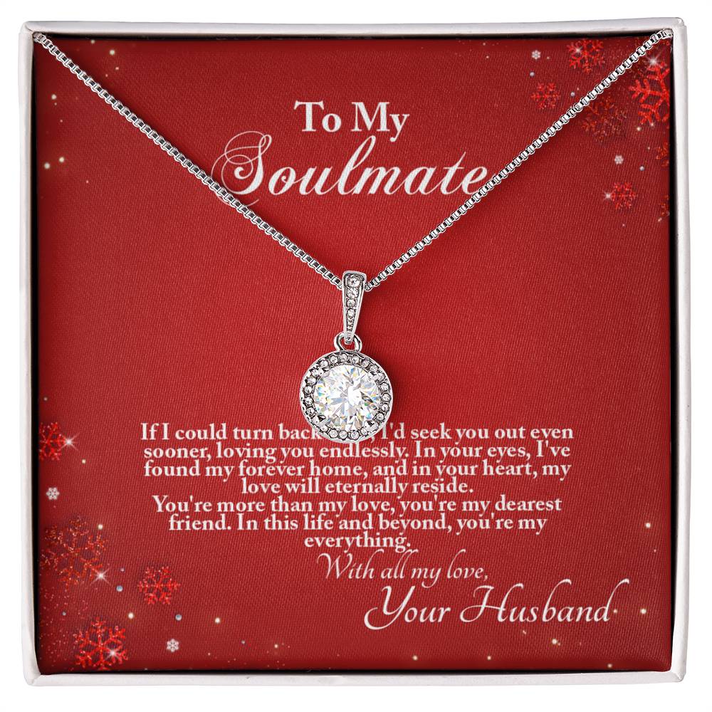 4005a Eternal Hope Necklace, Gift to My Soulmate with Beautiful Message Card