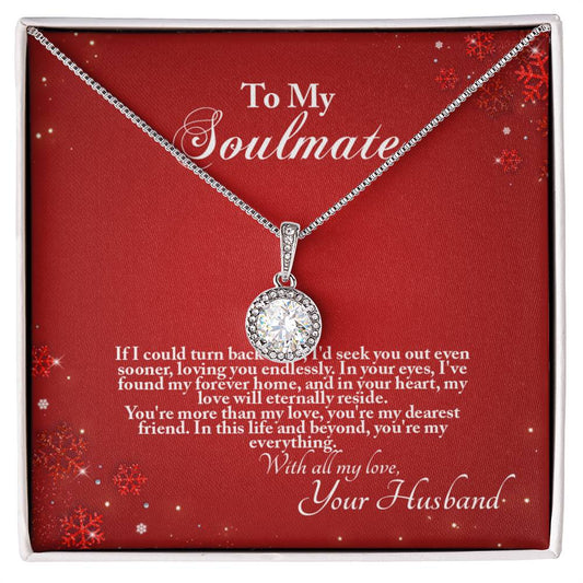 4005a Eternal Hope Necklace, Gift to My Soulmate with Beautiful Message Card