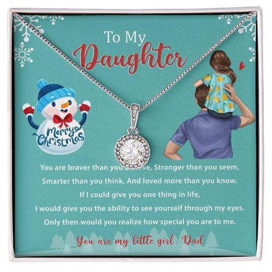 94669c Eternal Hope Necklace, Gift to my Daughter with Beautiful Message Card