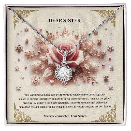 95341b Eternal Hope Necklace, Gift to my Sister with Beautiful Message Card