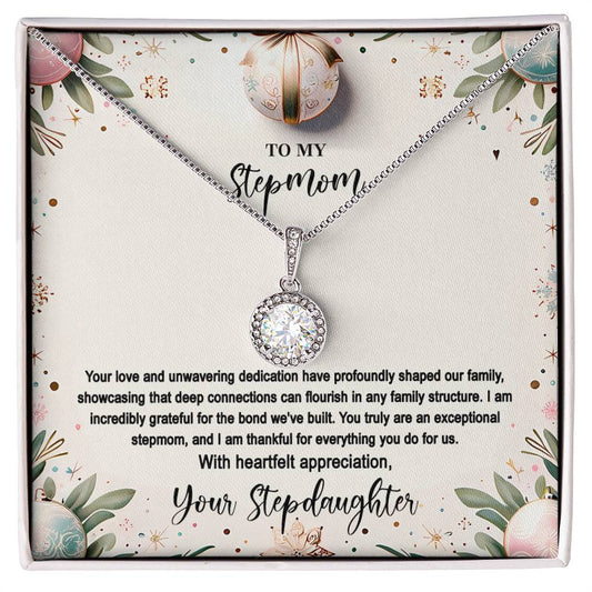 4048(a) Eternal Hope Necklace, Gift to my Stepmom with Beautiful Message Card